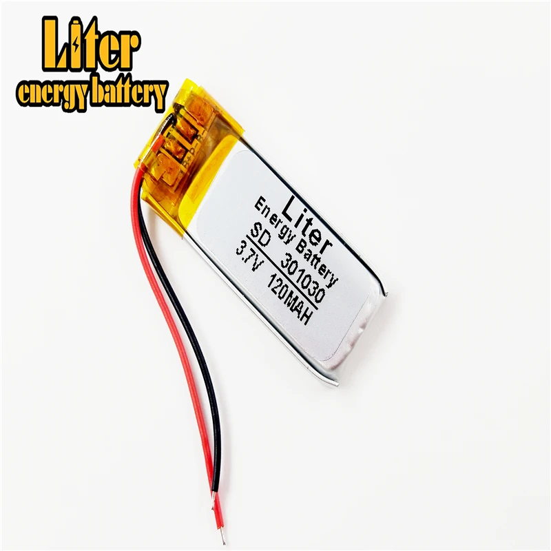 Bluetooth гарнитура батарея 301030 3 7 V 120MAH полимерная литиевая 301230 маленькая игрушка