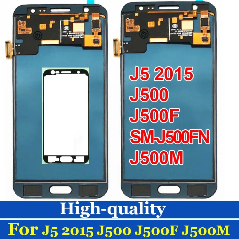 

High Quality J500 LCD Display For SAMSUNG GALAXY J5 2015 SM-J500F J500F LCD Display Touch Screen Digitizer Assembly Replacement