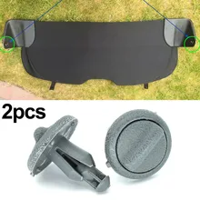 

Pair Rear Parcel Shelf Clips Plastic Rear Retaining 2PCS Accessory Boot