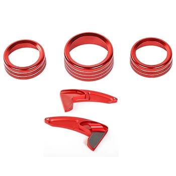 

Air Conditioner Switch CD Button Knob with Steering Wheel DSG Shifter Paddle Extension