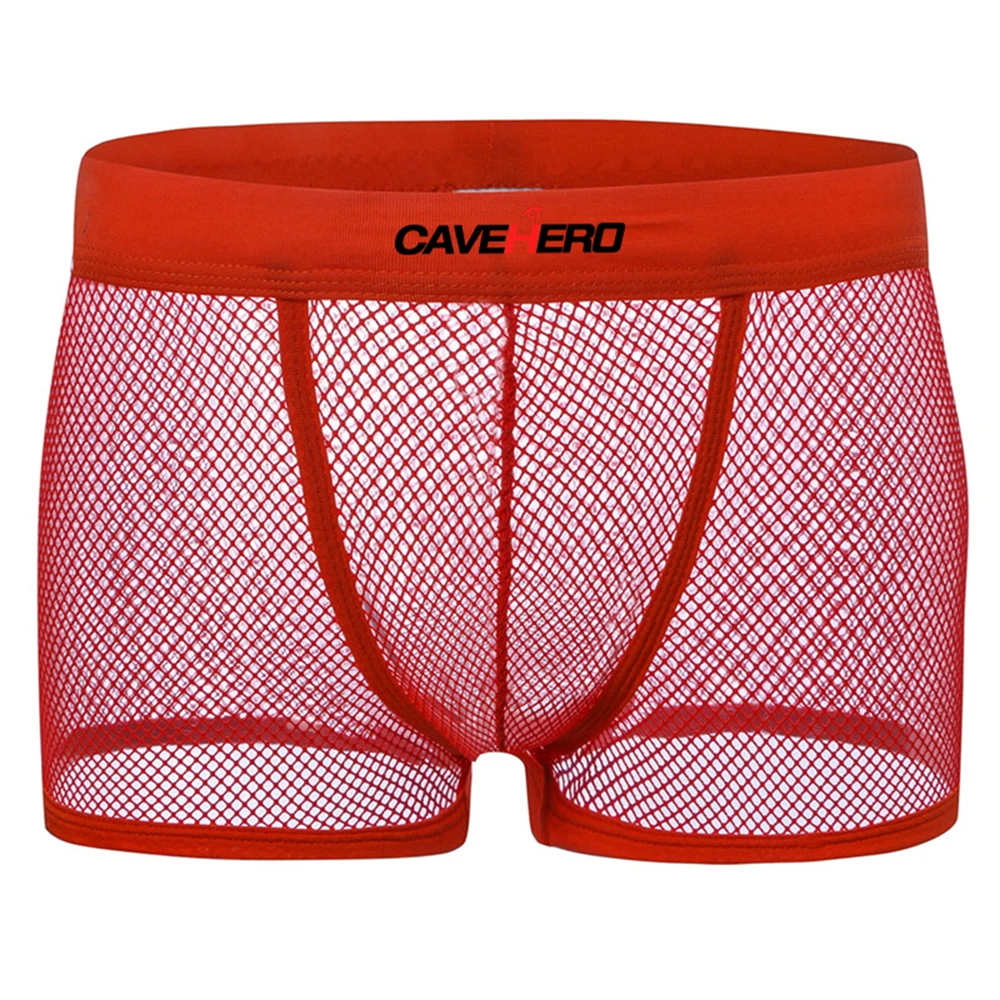 Прозрачное мужское сексуальное нижнее белье высококачественное Мужское боксеры