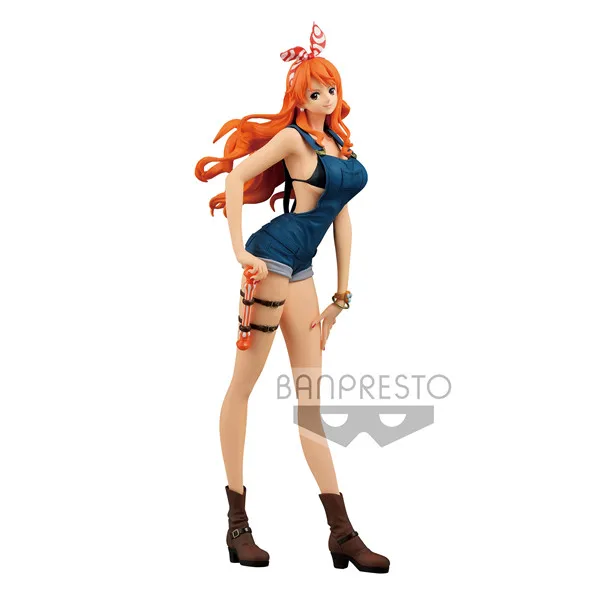 Японское аниме "ONE PIECE STAMPEDE" Banpresto блеск и гламуры Коллекционная Фигурка-нами