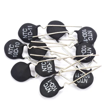 

10pcs Thermal Resistor NTC 3D-9 5D-9 5D-11 5D-15 8D-11 8D-20 10D-7 10D-9 10D-11 10D-13 10D-15 10D-20 20D-20 33D-7 47D-15 50D-9
