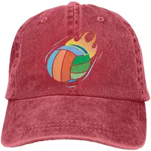 Унисекс Регулируемая ВИНТАЖНАЯ ДЖИНСОВАЯ бейсболка s Быстро летающая волейбольная Кепка в стиле хип-хоп