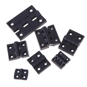 

3pcs Black Color Nylon Plastic Butt Hinge for Wooden Box Furniture Electric Cabinet Hardware