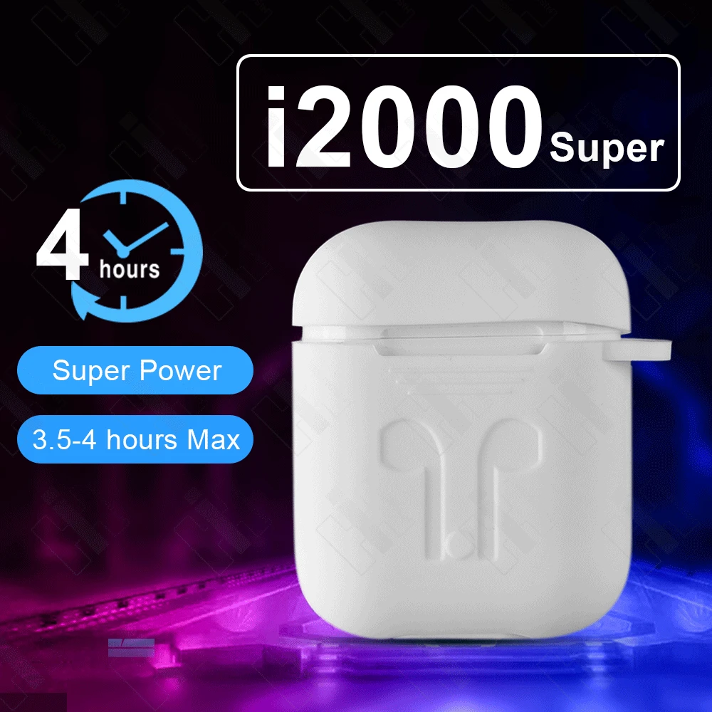 

i2000 TWS In-Ear Detection Pop up Windows Wireless Charging Headsets Bluetooth Earphones Smart Sensor Earplug PK i1000 i500 i200
