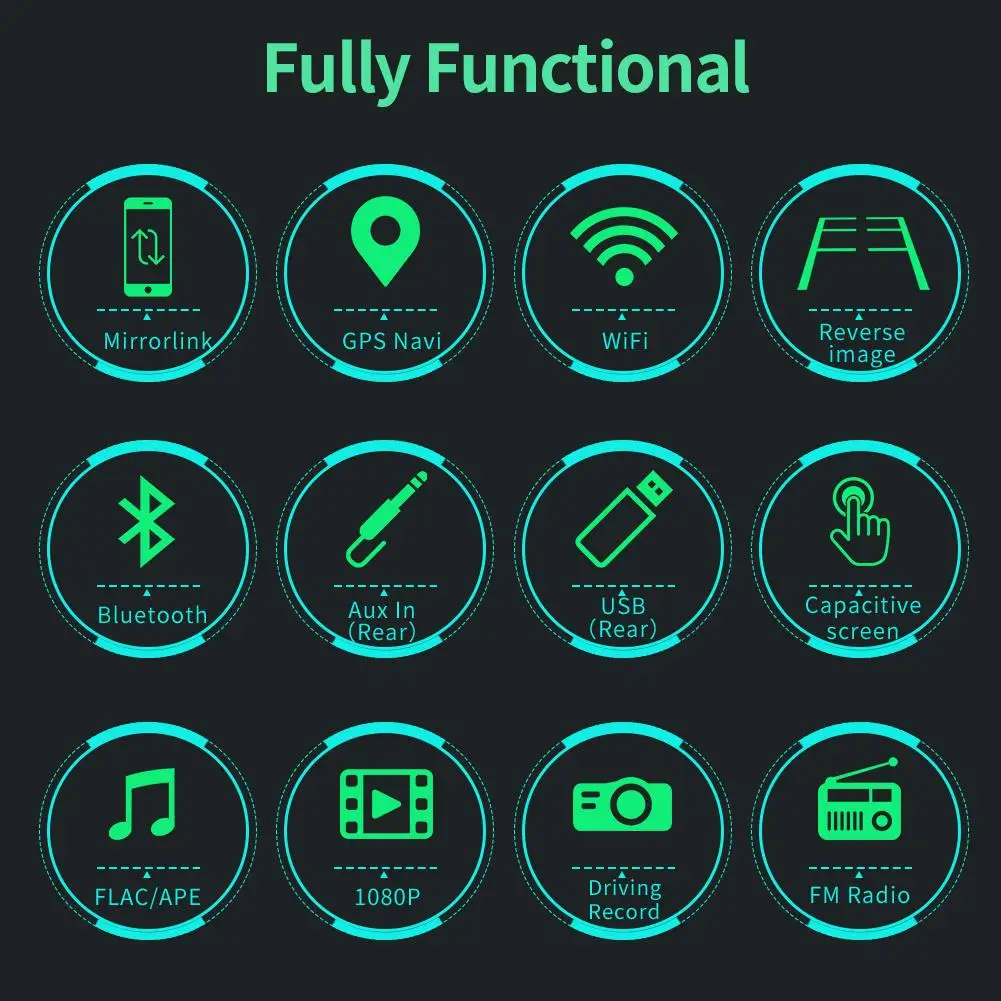 9 дюймов Автомобильный gps навигатор Wifi Bluetooth Автомобильный MP5 плеер Радио Android 8,1 16G HD сенсорный экран MP5 плеер для VW универсальный