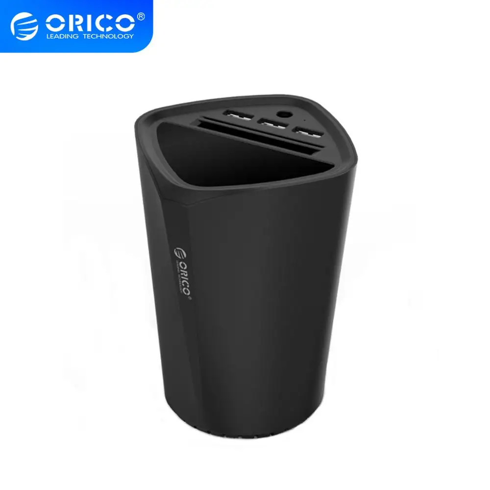 Автомобильное зарядное устройство ORICO с 3 usb-портами и умной зарядкой дизайн чашки