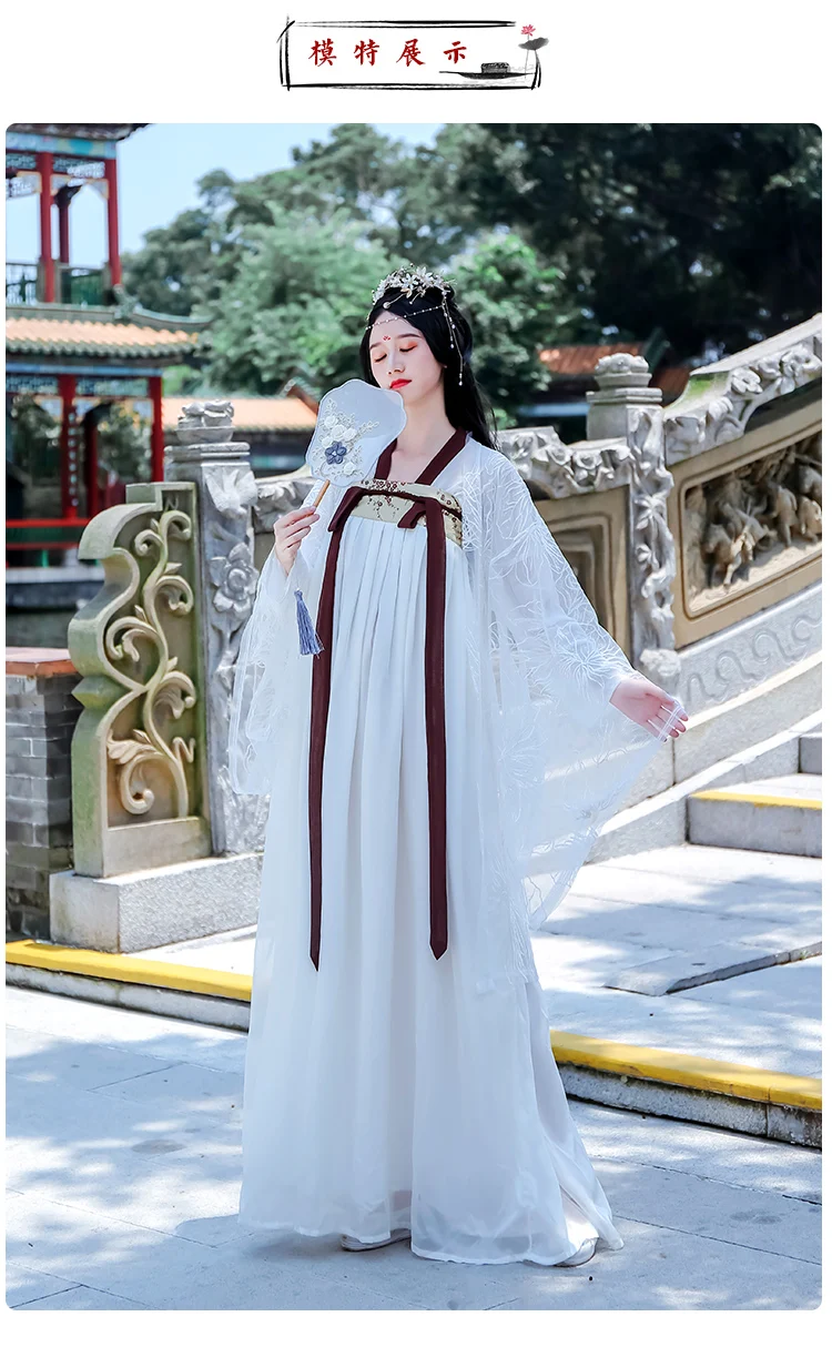 Hanfu китайские танцевальные костюмы Qing платья древняя принцесса шезлонг платье для женщин Традиционный китайский народный танец одежда DL4465