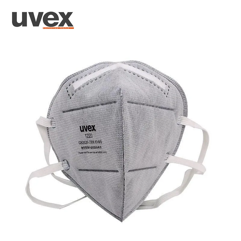 30 шт./кор. UVEX 1220 Пылезащитная маска Активированный уголь KN95 маска Рабочая противотуманная респиратор пылезащитные маски
