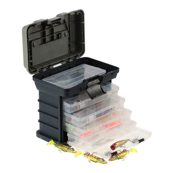 

Fishing Box Fishing Tackle Box 23 * 11.5 * 3.5cm Sea Boat Fishing Lure Utility Ice Fishing Rod Lures Accessory Box Case