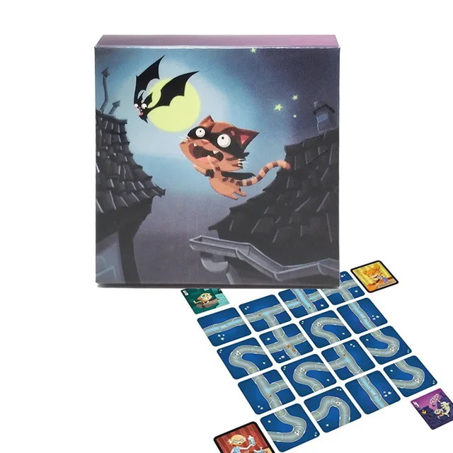 chabyrinthe board game kitten cat Strategy maze card game for kids Christmas gifts toys family party table game 1