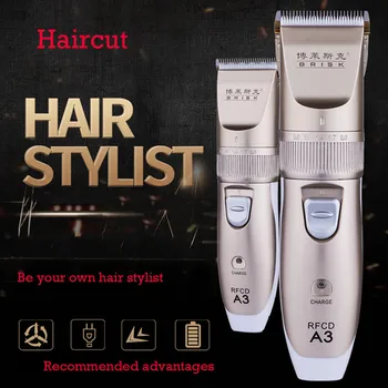 

Dual purpose electric clipper Professional Electric Cordless HairGrooming Home Haircut Hair Cutting Machine Electric Shaver#0425
