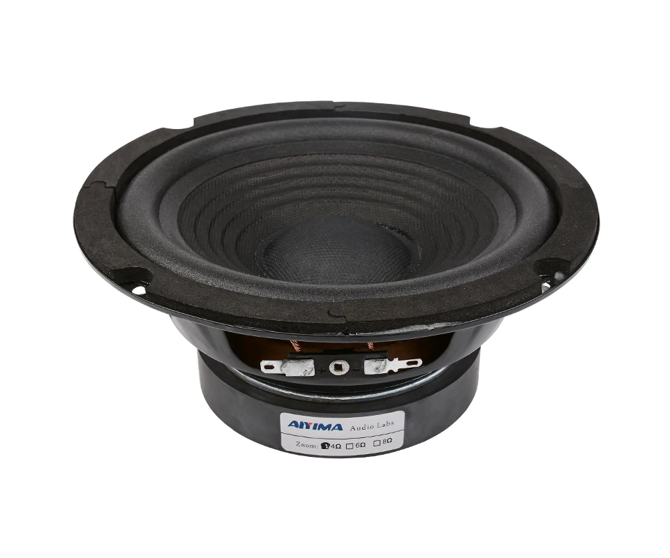 Сабвуфер AIYIMA 6,5 дюйма, динамик 4 8 Ом 100 Вт, низкочастотный ...
