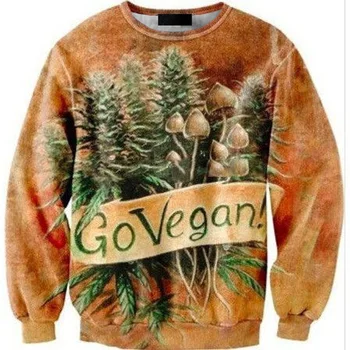 

CNUUIKOOEK Sweatshirts Men's 3D Plant Printed Hoodie Long Sleeve Pullover Popular Brand Men's Hoodies