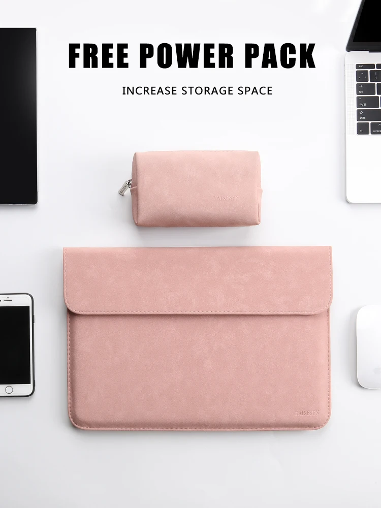 Laptop Sleeve Bolsa Cases para Macbook Pro Air Capa Notebook Acessórios hp Matebook Shell 13.3 m1 m2 13.6 11 14 16 15 15.6 - Imagem 6