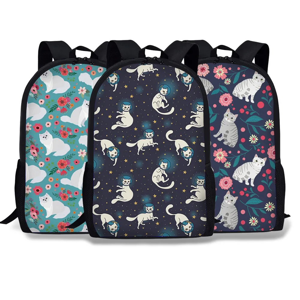 

Ragdoll CHILDREN'S Rucksack Persian Cat Printed Young STUDENT'S Backpack Pet Cat Printed School Bag