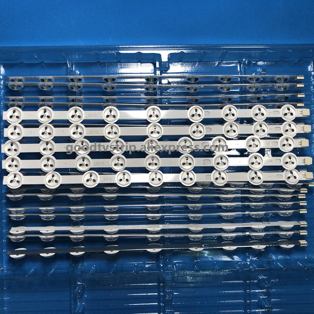 Светодиодный подсветка полосы 4" 39" ндв REV1.0 ABC для TOSHIBA 40L3433DG VESTEL VES390UNDC-01 VES400UNDS-01 VES400UNDS-02