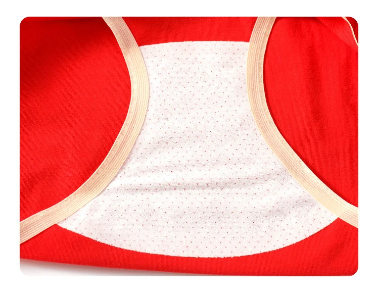 4PCS Women's Panties Cotton Lucky Red Intimates Breathable Panty Girls Underpants Female Underwear Seamless Briefs Size M-XXL lace underwear