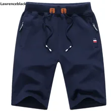 Хлопковые шорты мужские летние повседневные шорты Свободные Новые брендовые бордшорты модная спортивная одежда фитнес твердые джоггеры плюс размер M-4XL 572