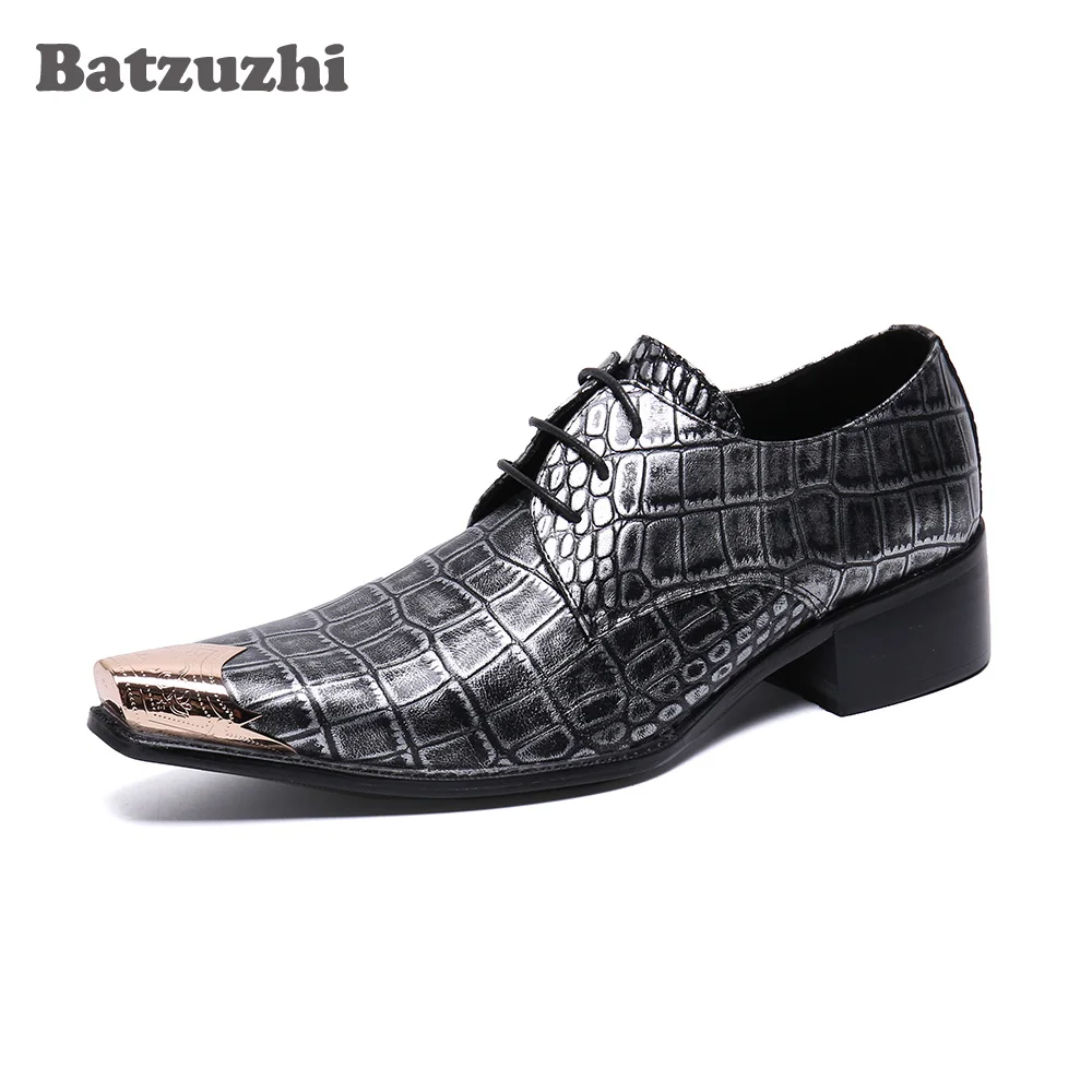 

Batzuzhi Fashion Men Shoes Pointed Toe Formal Leather Dress Shoes Oxford Shoes for Men Zapatos Hombre, Big Sizes US6-US12 Men