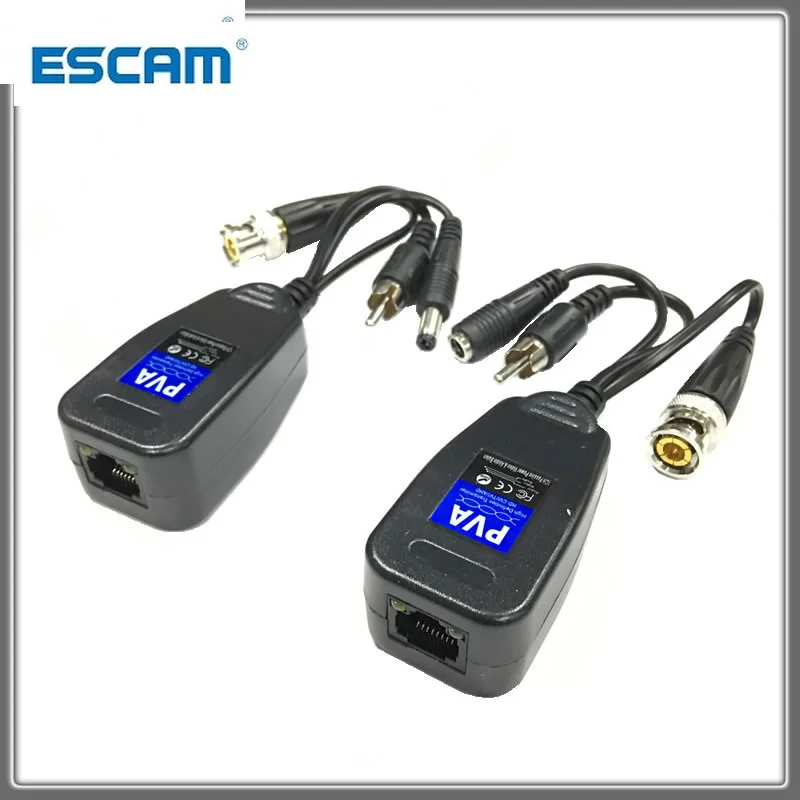 Anpwoo 205PVA Alcance de 200M para HD CVI/AHD/TVI torcido BNC CCTV pasivo transceptores de fibra óptica Cat5 CCTV UTP Balun de vídeo IPC para 2MP 3MP 4MP