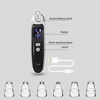 

Charging Blackhead Instrument Charging Home Beauty Cleansing Remove Blackhead Pores Clean Electric Blackhead Cleaner