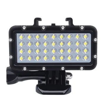 

36 LED Beads Diving Lamp Waterproof Light For Gopro 6 5 4 For Xiaomi Yi 4K+yi Lite For mijia SJCAM SJ8 Accessories