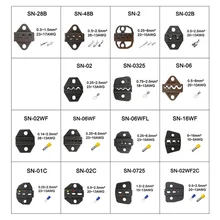 LUBAN мини европ стиль обжимной инструмент обжимные плоскогубцы штампы наборы для SN серии SN28B SN48B SN02B SN03H SN02C челюсти 15 компл