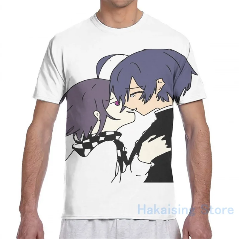 Футболка Kokichi and Shuichi (Saiouma) для мужчин и женщин модная футболка со сплошным принтом