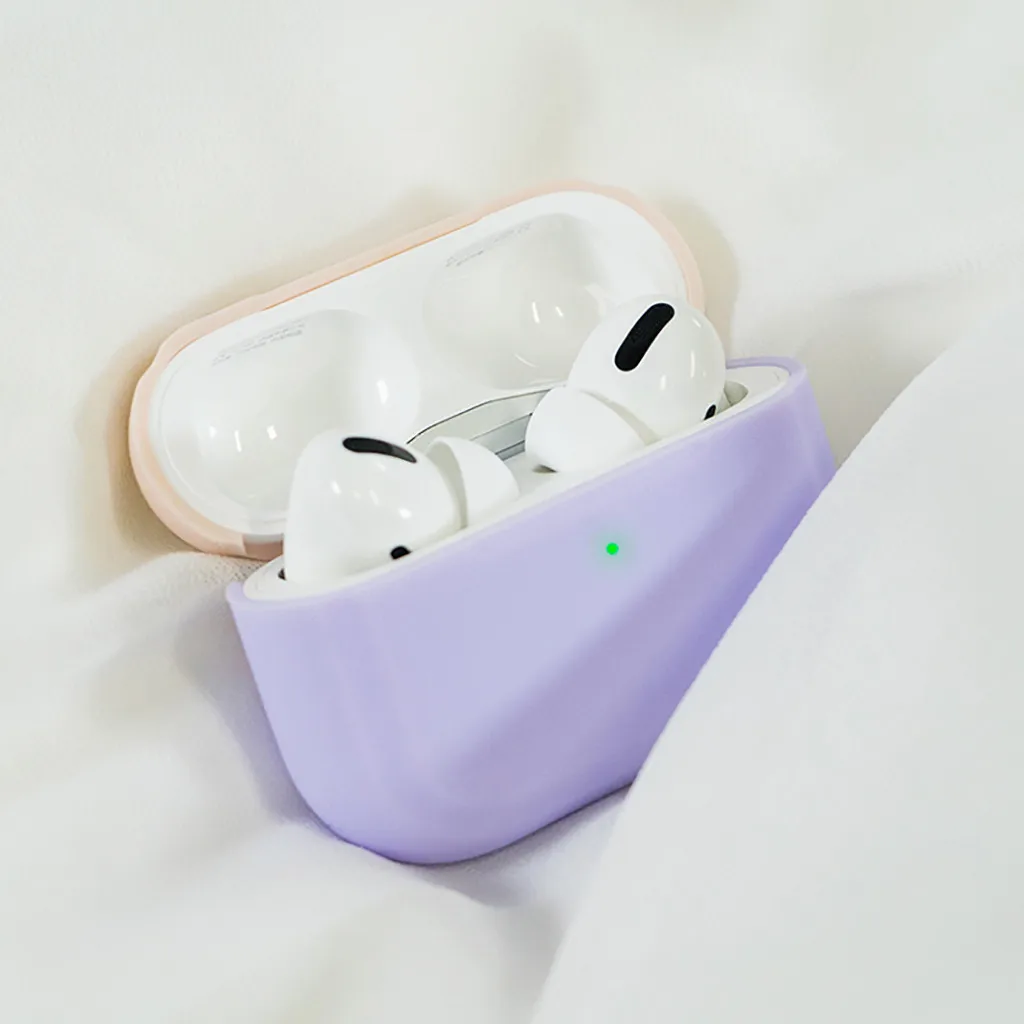 Для Apple AirPods Pro Чехол защитный для Air pods pro противоударный чехол для airpods защитный силиконовый 1111#2