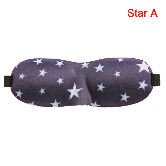 3D Natural Sleep Eye Cover Mask Shade Patch Portable Blindfold Travel Eyepatch
