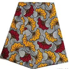 Последние стили высокое качество Анкара полиэстер Африканский Воск принты ткань для свадьбы 6 ярдов 1001