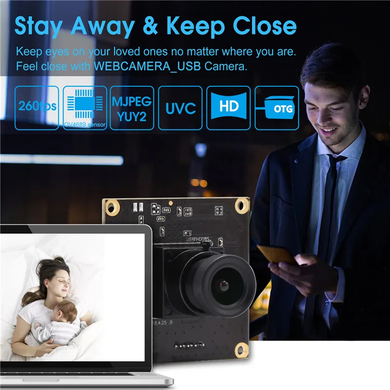 ELP высокоскоростной USB2.0 камера Full HD 1080P Mjpeg 60fps USB модуль камеры с cmos-датчиком OV4689