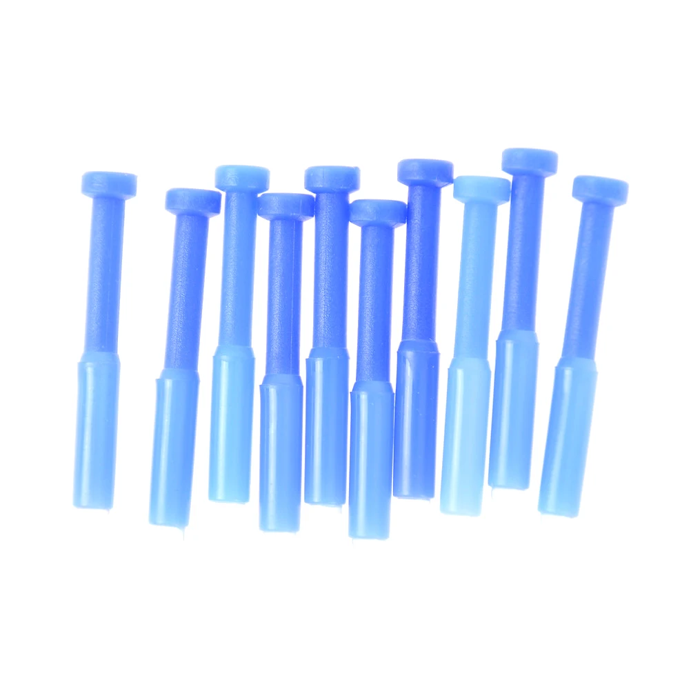 

10PCS Blue Nylon Pneumatic Blanking Plug Hose Tube Push Fit Connector Air Line 4MM