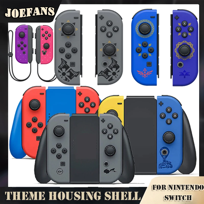 

Joy Con Shell for Nintendos Switch Console Game Replacement Housing Shell Case Cover NS Switch Back Faceplate Case Full Buttons