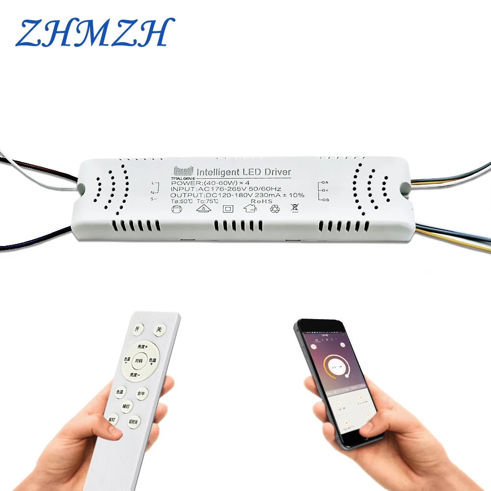 AC220V Intelligent Remote Control LED Driver 2440W 4060W 2.4G Control LED Power Supplies 230mA