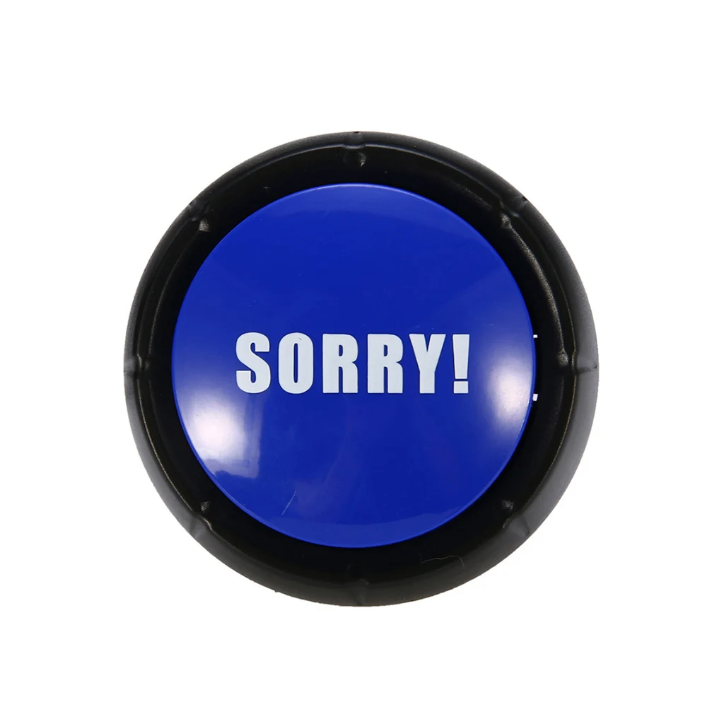 Electronic Round Toy Squeeze Box Sound Button Show Yes / No Sound Toys Party Tools Supplies Sounding Toys Holiday Decorations