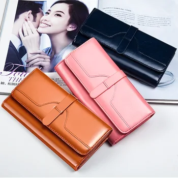 

2019 New Fashion Woman's Wallet Woman's Long Money Clip