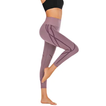 

2019 Sexy Seamless Butt Lift Yogaings GYMs Leggings Squat Proof Butt Lift Workout Capris Sportswear Quick Dry Pencil Pants