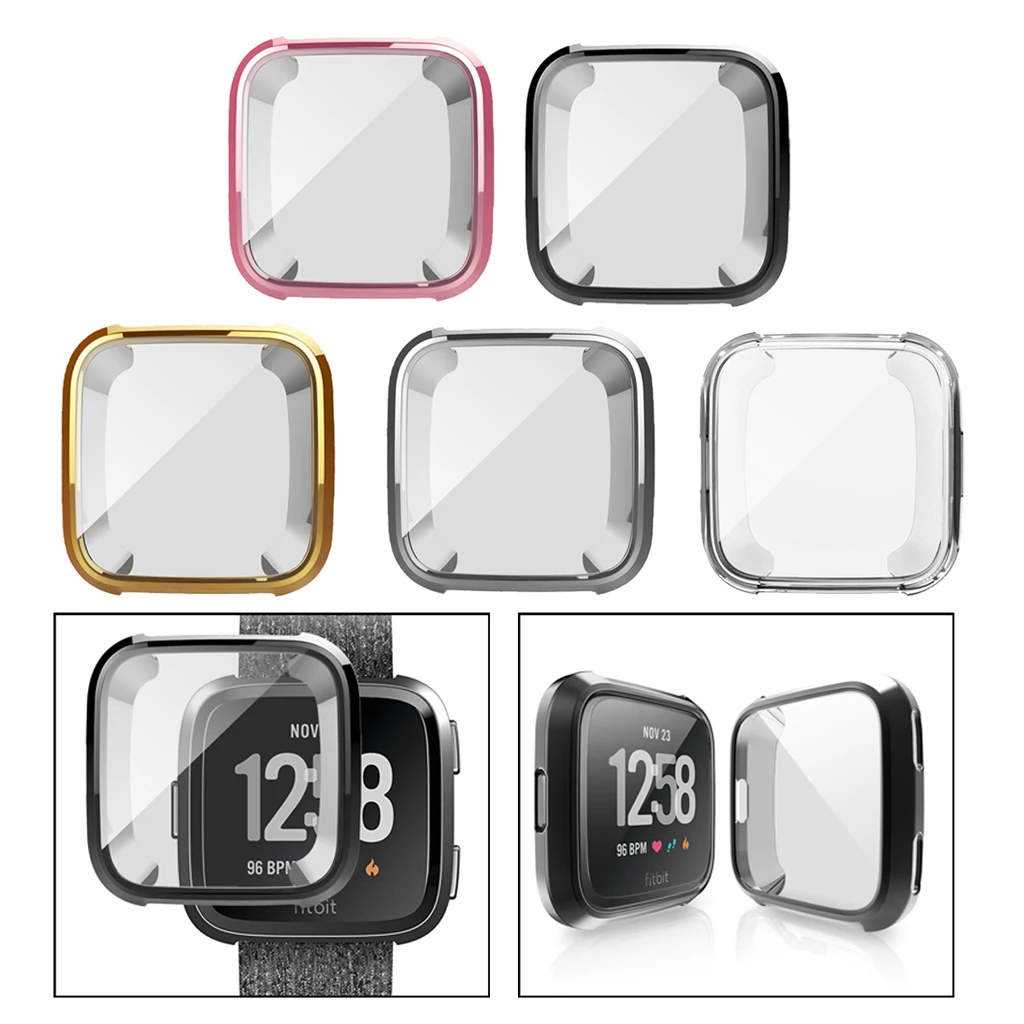 Overall Protective Cover TPU Protector Case Shell for Fitbit Versa Watch