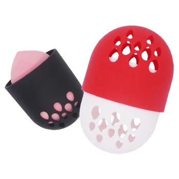 

New Beauty Sponge Travel Case Set - Foundation Makeup Sponge Holder, Makeup Blender Travel Case Suitable For All Kinds Of Egg Pu
