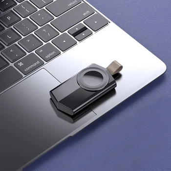 ドックコードレス磁気クイックマルチ保護軽量ホームオフィスのusb旅行ワイヤレス充電器abs appleの腕時計5 4 3 2 1