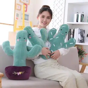 

Creative Simulation Cute expression Cactus Plush Toys Stuffed Plush Doll Cactus Toy Home Office Ornaments Gift