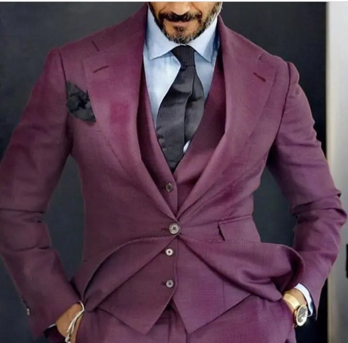 Grape-Purple-Men-s-3-Pieces-wedding-suits-new-arrival-costume-homme-men-groom-suit-one