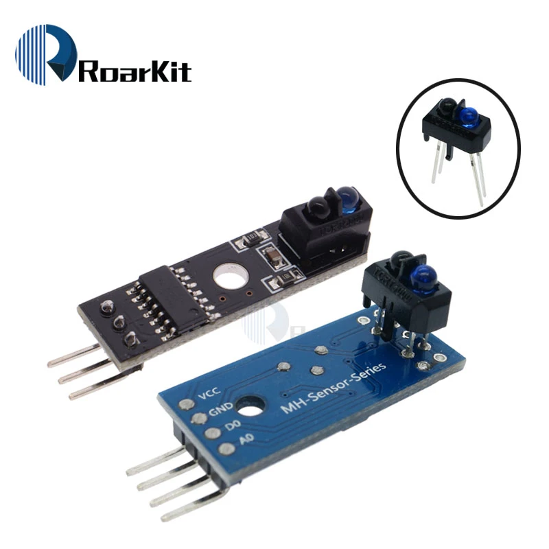 1pcs Tcrt5000 Infrared Reflective Sensor Ir Photoelectric Switch Barrier  Line Track Module For Arduino Diode Triode Board 3.3v - Sensors - AliExpress
