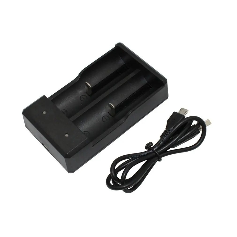 Многофункциональное умное usb-устройство для Батарея Зарядное устройство для 18650/18500/16340/14500 литий-ионный аккумулятор Батарея двойной слот Портативный Зарядное устройство