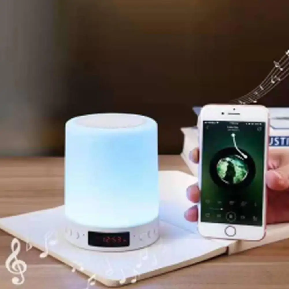 Novelty Night Lamp with Speaker Six Light Color for Outdoor Activities LED Bedroom USB Charging | Лампы и освещение