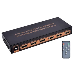 Commutateur automatique HDMI 3D 4k @ 60hz, 5 ports HDR, avec télécommande IR, HDCP 2.2 Full HD, 5 en 1, pour tv box, PS3, PS4 