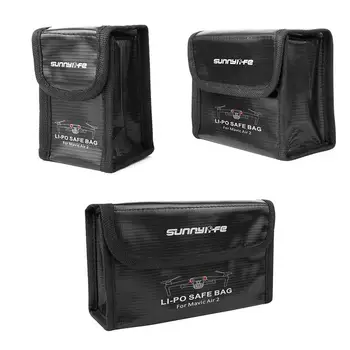 

Drone Mavic Air 2 Battery Safe Bag Lipo Fireproof Case Explosion-proof Battery Storage Bag for DJI Mavic Air 2 Accessories